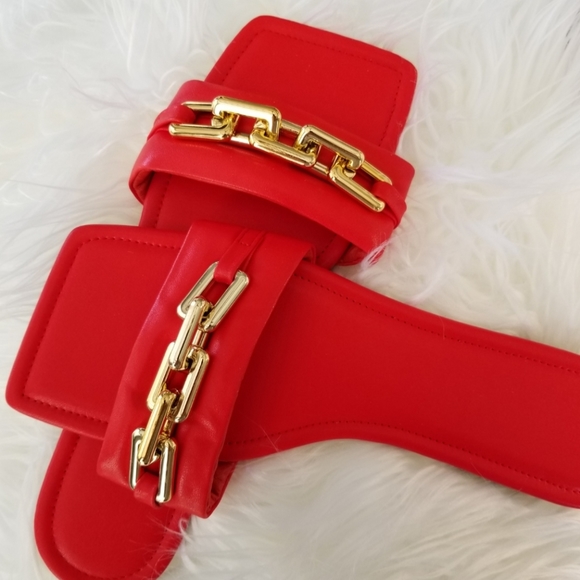 NEW! Chain Link Slide Sandal - Picture 3 of 6